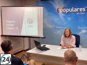 PP acusa a Barbón de incompetencia por la situación de la sanidad en Asturias.