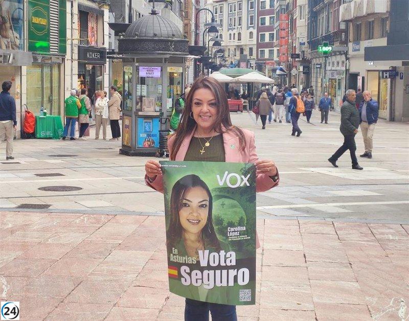 Vox se presenta como el voto seguro para crear nuevas oportunidades en Asturias.