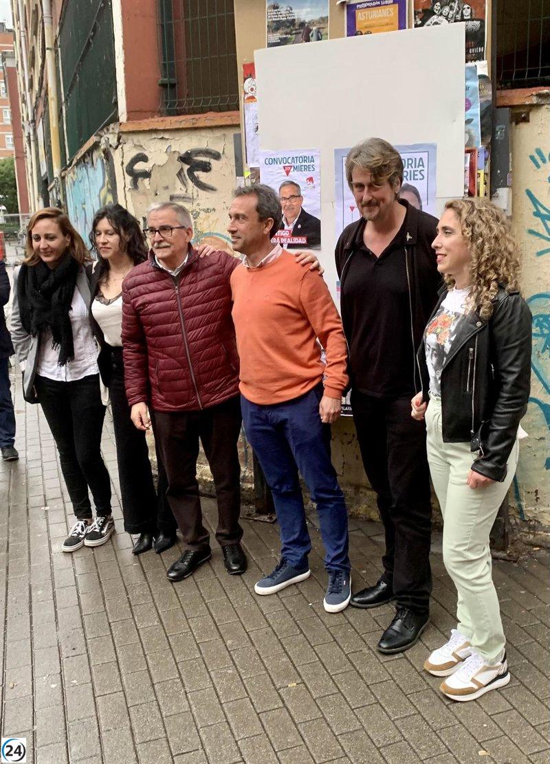Zapico promete políticas para una industria sostenible con empleo de calidad.