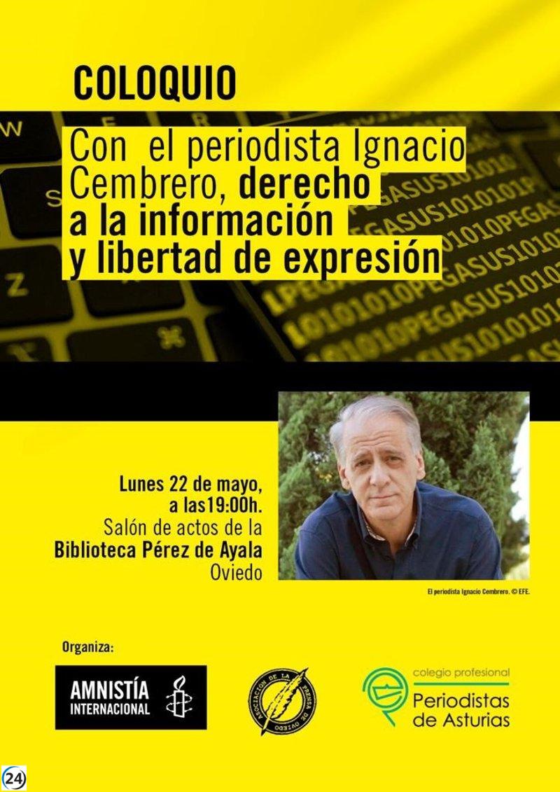 El periodista Ignacio Cembrero denuncia formas de presión contra la libertad de prensa en Oviedo.