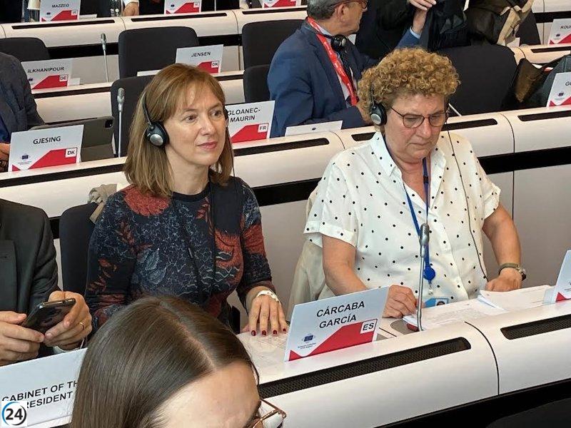 Cárcaba solicita más fondos en el Comité de las Regiones para enfrentar el desafío demográfico.