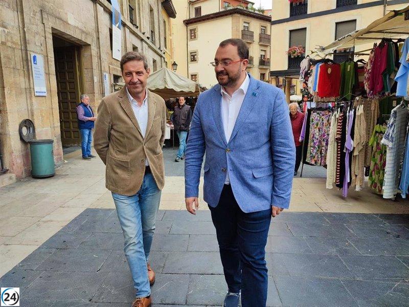 Barbón ve a Llaneza (PSOE) como obstáculo para gobierno PP-Vox en Oviedo.