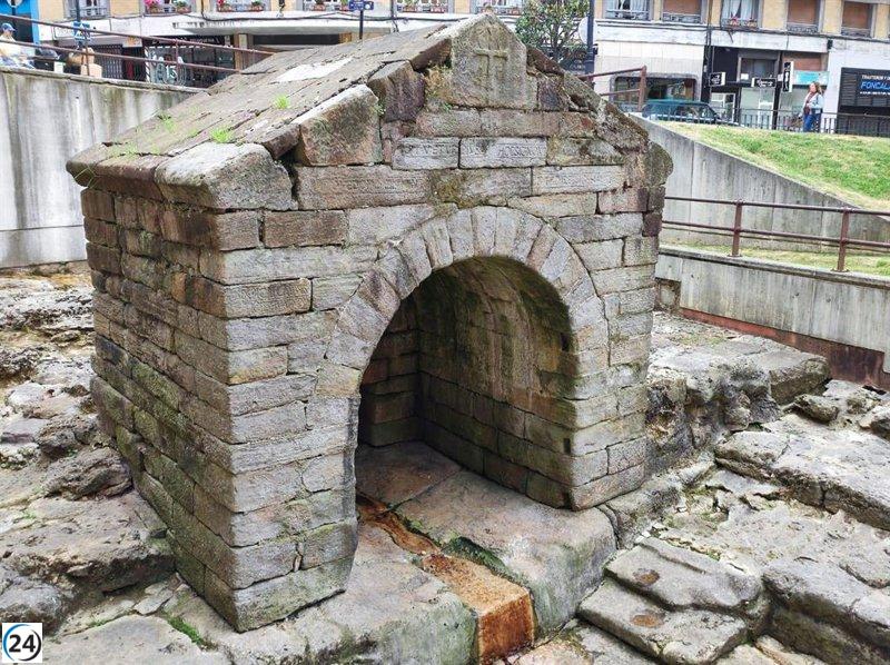 La Fuente de La Foncalada en Oviedo será restaurada y conservada gracias a la licitación de Cultura.