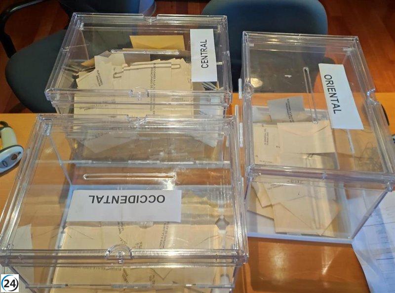 Comenzará el escrutinio del voto CERA en Asturias de 6.749 papeletas a las 16.30 horas.