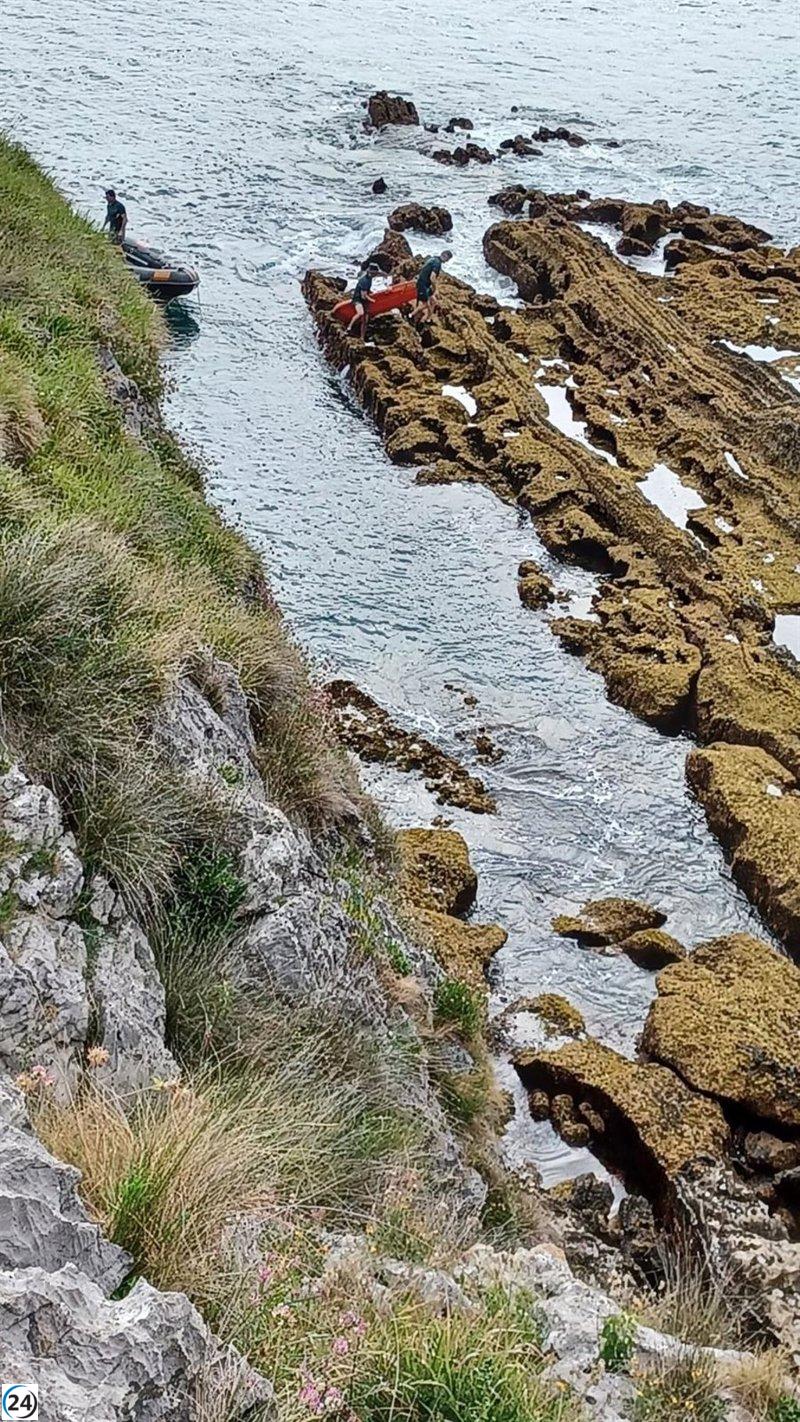 Hallado cuerpo de hombre que salió a bucear el sábado en Llanes.
