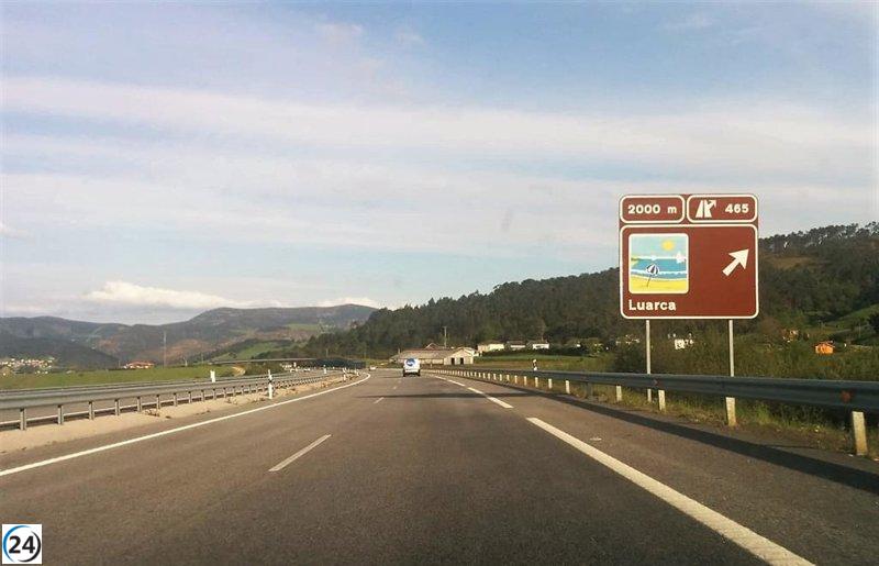 39 accidentes en Asturias durante el fin de semana dejan un muerto y 13 heridos leves.