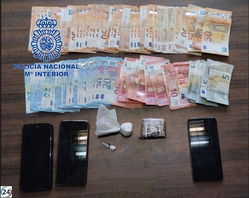 Detenidas dos personas por tráfico de drogas en la zona de los Pilares de Oviedo