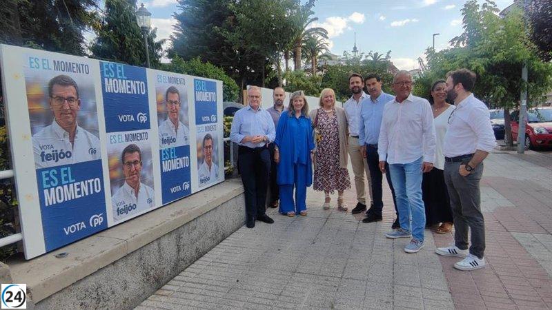Llamazares del PP insta a Feijóo a 