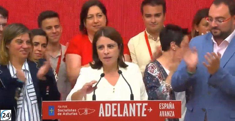 Lastra (PSOE) se alegra de que los logros obtenidos estén asegurados en la política.