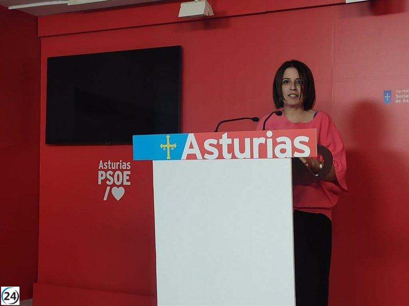Lastra (PSOE) reitera solicitud de dimisión de Cuetos Lobo y demanda respeto por no referirse a ella como 