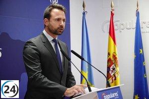 El Gobierno de Sánchez desprecia a Asturias y sus infraestructuras debido a la desidia de Barbón, según el PP.