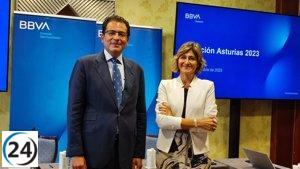 BBVA Research pronostica un robusto crecimiento económico en Asturias: 2,1% en 2023 y 2,5% en 2024.