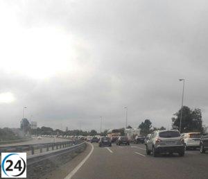 Obras en el nudo de Serín causarán tráfico en la A-8 a partir de este lunes
