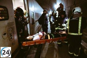 La variante ferroviaria de Pajares supera con éxito el segundo simulacro de seguridad