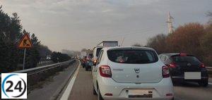 Mayor interrupción del tráfico en la autopista 'Y' desde este lunes 2 de octubre, en el nudo de Serín