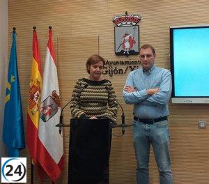 Gijón.- Moriyón (Foro) sostiene a Oliver Suárez en Divertia luego de su salida de Vox