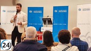 Queipo arrasa en las urnas y se proclama líder del PP asturiano con un aplastante 85,34% de los votos.