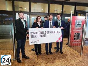 Volotea asegura que mantendrá sus 17 rutas actuales desde Asturias en 2024 y no descarta la posibilidad de añadir nuevas.