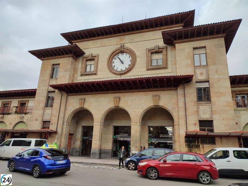 IU solicitará al Ayuntamiento de Oviedo la restauración de la estación de tren para la llegada del AVE.