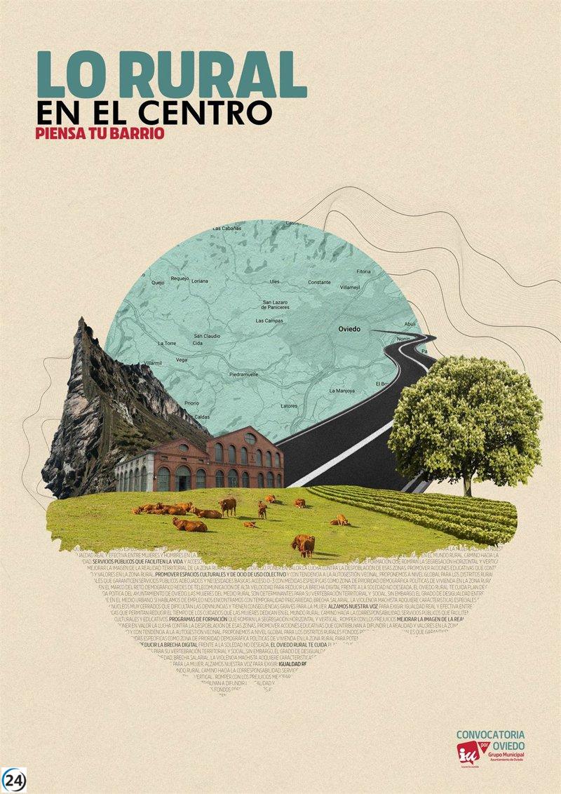 IU-Convocatoria por Oviedo lanza la campaña 'Tu barrio, el corazón de lo rural'
