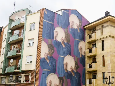 El arte urbano y la arquitectura, un matrimonio asturiano